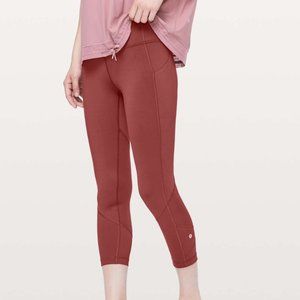 Lululemon Pace Rival Crop *22" in Savannah